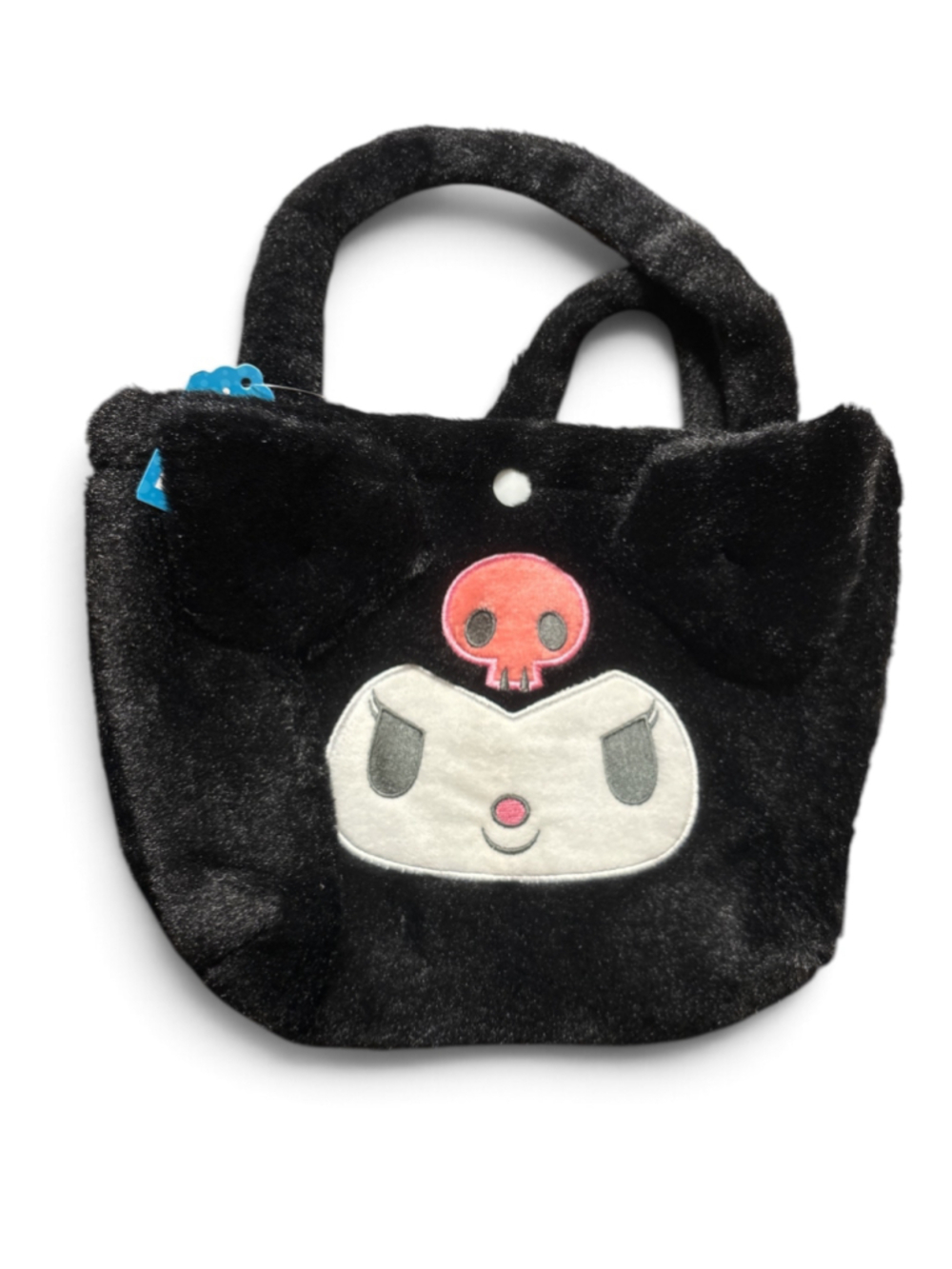 Sanrio Kuromi Plush Tote Bag One Black White